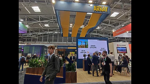 ARRAY Technologies booth at Intersolar Europe 2025.