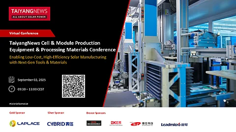 Sep. 2, 2025: TaiyangNews Cell & Module Production Equipment & Processing Materials Conference