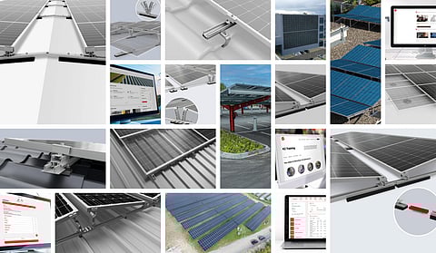 K2 Systems presented updates on its PV mounting solutions at Intersolar 2025, focusing on material shifts, flat-roof designs, and new product introductions. (Photo Credit: K2 Systems GmbH)
