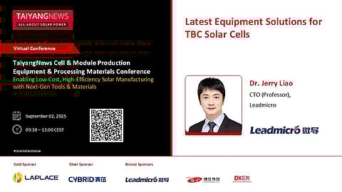 TaiyangNews Virtual Conference Leadmicro Jerry Liao