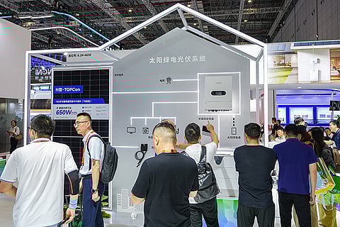 LESSO Solar demonstrated its approach to integrated clean energy systems at SNEC 2025, bringing together PV, energy storage, and electric vehicle charging. (Photo Credit: LESSO Solar)