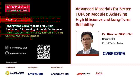 TaiyangNews Virtual Conference Cybrid