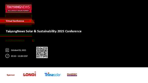 Oct. 9, 2025: TaiyangNews Solar & Sustainability 2025 Conference