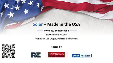 Co-organized by TaiyangNews, EUPD Research, and RE+, this high-level strategy summit offers a unique opportunity to engage with decision-makers across the US solar and storage manufacturing value chain.