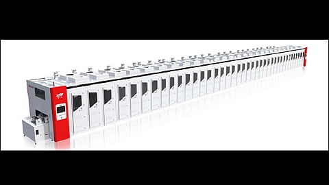 Batch Texturing System: Shenzhen S.C’s SC-CSZJ14400G-12PLUS supports alkaline texturing for M10 and G12 wafers, with a compact footprint and throughput of over 15,000 wafers per hour using KOH-based chemistry. (Source: Shenzhen S.C)