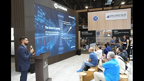 HiTHIUM's stall at RE+ 2025.