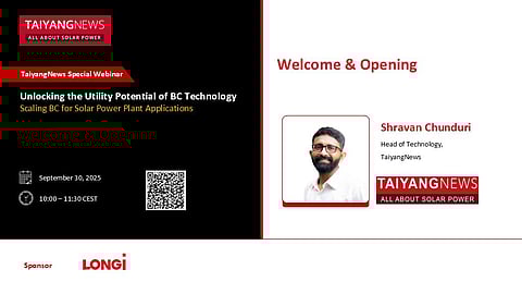 TaiyangNews Webinar on Unlocking BC Utility Potential