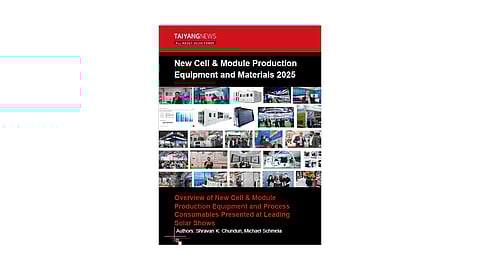 TaiyangNews Report on Overview of new cell & module production equipment and process consumables presented at leading global solar shows