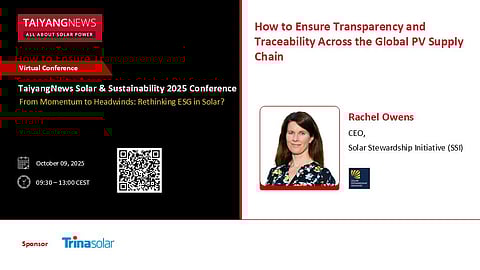 TaiyangNews Virtual Conference Solar and Sustainability