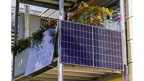 Balcony solar