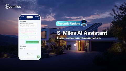 Hoymiles' latest AI-based virtual assistant tool.