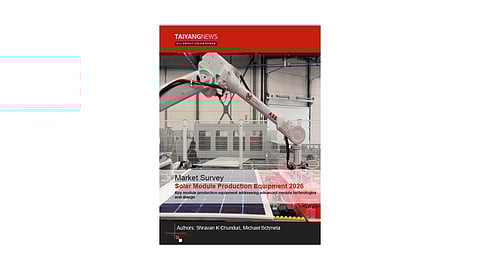 TaiyangNews Market Survey on Solar Module Production Equipment 2026
