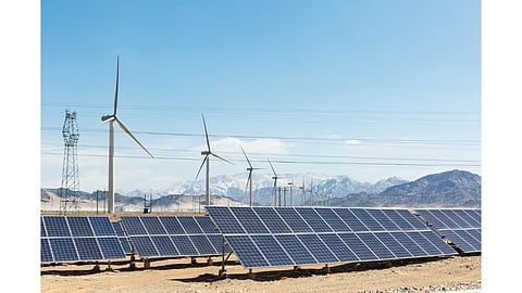 Solar and wind power project