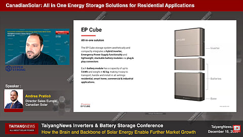 Modular, stackable storage systems allow flexible capacity expansion and compact installation across residential and small commercial applications. (Photo Credit: TaiyangNews)