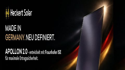 Heckert Solar's latest Shingled TOPCon module.