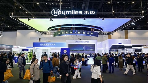 Hoymiles' stall at ESIE 2026.