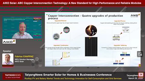 AIKO outlines copper-based metallization and backside interconnection in its BC module design, highlighting material, process, and reliability-focused improvements in the production flow.