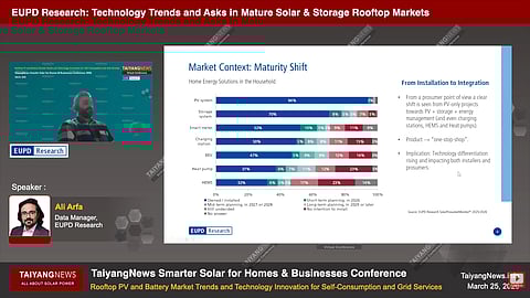 Residential PV systems in Europe are increasingly paired with storage and energy management solutions to optimize self-consumption and energy use. (Photo Credit: TaiyangNews)