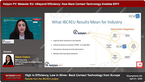 The IBC4EU project focused on transferring back-contact cell development from laboratory-scale studies toward industrial manufacturing conditions.