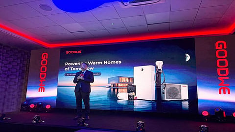 GoodWe's latest warm residential solution launch event.