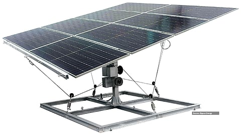 Embedded Mount: Big Sun’s AI iPV Tracker integrates embedded module mounting within a dual-axis architecture, combining gravity-based sensing, auto-stow functionality, and global deployment capability.