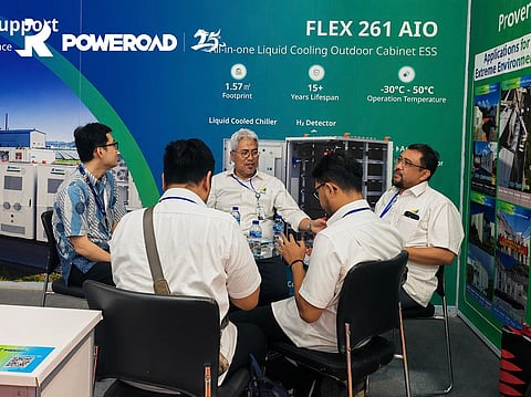 POWEROAD's booth at SOLARTECH INDONESIA 2026.