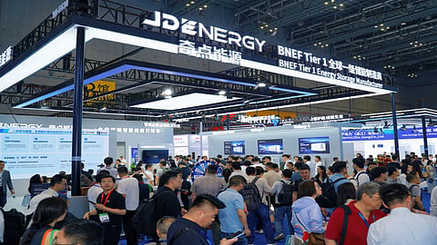 JDEnergy's booth at SNEC 2026.