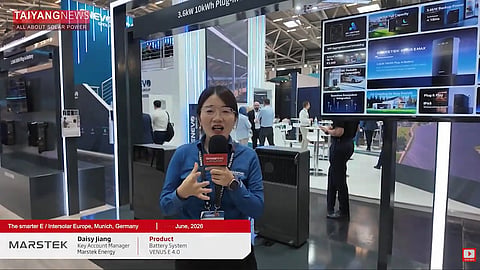 MARSTEK's stall at Intersolar.