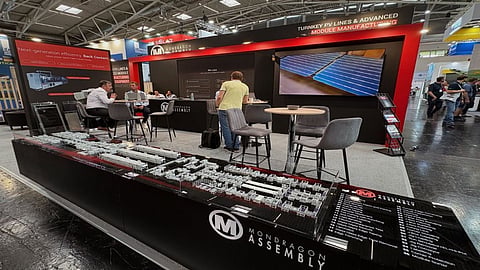 Mondragon Assembly's stall at Intersolar.