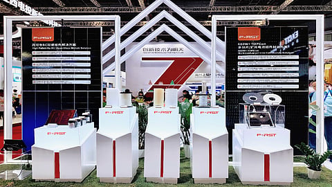 Hangzhou First's showcases at Intersolar.