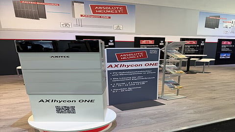 AXITEC's home ESS at Intersolar Europe 2026.