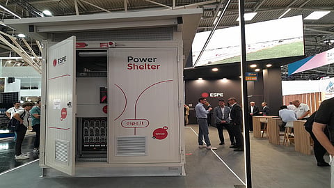 ESPE's Power Shelter at Intersolar.