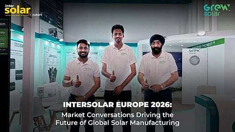 GREW Solar's booth at Intersolar.