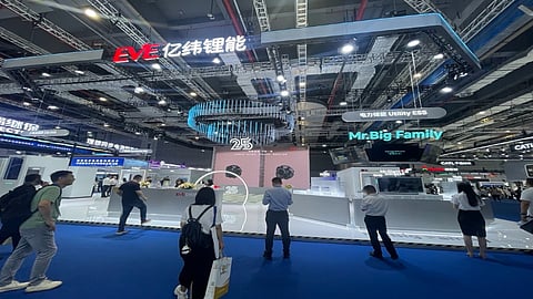 EVE Energy's stall at SNEC.