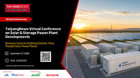 Live Blog - Sep. 17, 2026: TaiyangNews Virtual Conference on Solar & Storage Power Plant Developments