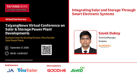 TaiyangNews Virtual Conference on Solar & Storage Power Plant Developments