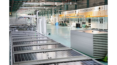 Solar module manufacturing