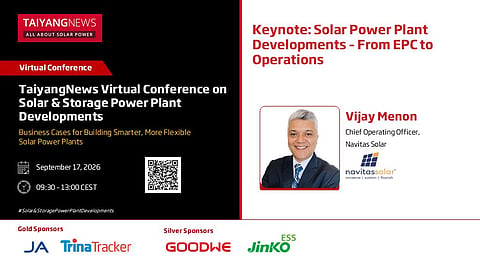 TaiyangNews Virtual Conference on Solar & Storage Power Plant Developments