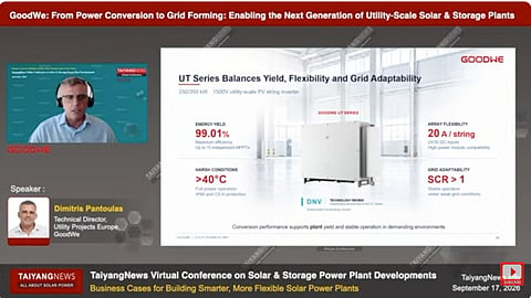 Dimitris Pantoulas, Technical Director for Utility Projects Europe, GoodWe explains that grid-forming converters establish their own voltage and frequency reference, while grid-following converters depend on an existing grid reference.
