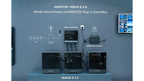 MARSTEK presented residential storage systems with modular expansion, direct solar input, and backup functions at Solar & Storage Live UK 2026.