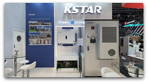 KSTAR's booth at Solar & Storage Live UK 2026.