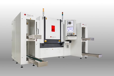 The ILS-TT is InnoLas’ high-throughput laser processing system - and can be used in several high-efficiency cell production processes, among others PERC (photo credit: InnoLas).