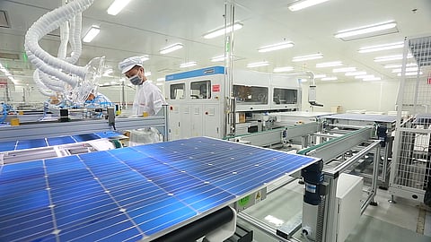 Hanergy’s 24.85% cell power conversion efficiency for HJT is an improvement over 24.23% reported in January 2019. The company claims it has now become the ‘new world champion of 6-inch silicon HJT’ replacing the original world record of 24.5% held by Japan’s Kaneka (Photo Credit: Hanergy)