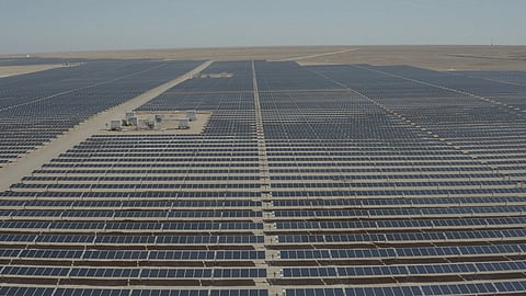 Favorable regulatory frameworks and removal of fossil fuel subsidies among other measures will enable further expansion of solar PV in the MENA region, says MESIA in the 2020 outlook. Pictured is the 50 MW Risha Solar Power Plant in Jordan commissioned by ACWA Power in December 2019. (Photo Credit: ACWA Power)