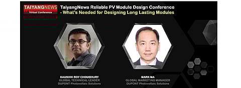 TaiyangNews talked to two executives of DuPont Photovoltaic Solutions – Mark Ma and Kaushik Roy Choudhury on various topics including reliability concerns with larger modules, experiences from field reliability to tests and benefits of transparent backsheet based bifacial modules. The two solar experts also presented at the TaiyangNews Reliable Module Design Conference on these topics.