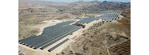 Vayota Arev-1 Solar Farm in Armenia with bifacial double glass solar modules from Risen Energy is, according to the Chinese company, the 1st large scale solar farm to have achieved grid connection in the Eastern European country. (Photo Credit: Risen Energy Co., Ltd.)