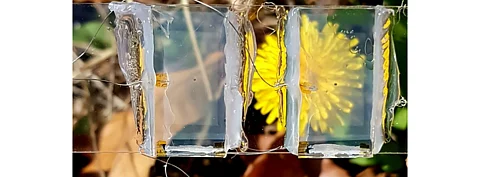 While at a very early development stage, having achieved 2.1% efficiency for their specially prepared fully transparent HJT solar cell, INU researchers are quite optimistic of the wide range of possibilities the technology presents to be used for human use. (Photo Credit: Incheon National University)