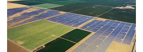 Pictured is a screen shot of a video of Recurrent Energy’s 100 MW AC Mustang Solar Facility in King’s County, California. After selling this project to GSRP, Recurrent Energy has now completed the sale of its Slate Solar & Storage Project to the former. (Photo Credit: Recurrent Energy)