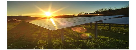 India’s PLI scheme for solar manufacturing is a good call, according to Ind-Ra, but the amount allocation of INR 45 billion is not enough to meet the country’s solar ambitions by FY30. (Photo Credit: pan demin/shutterstock.com)