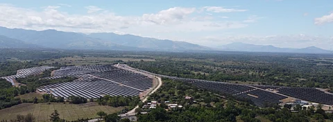 The GigaSol Solar Power Project with 63 MW capacity (in the picture) in the Philippines is now transmitting power to the local grid, announced MEM. (Photo Credit: Modern Energy Management)